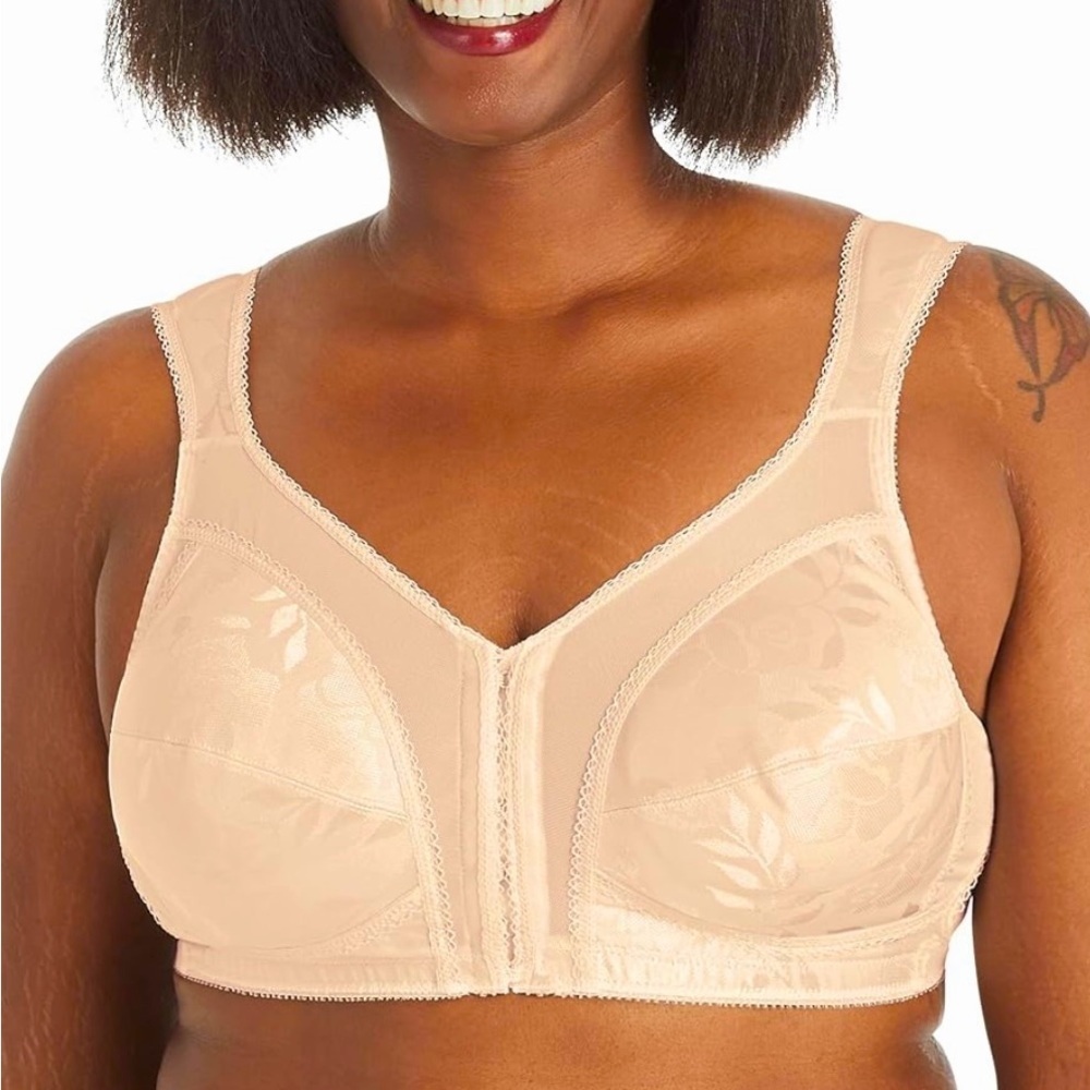 Playtex 18 Hour Bra 46B Cream Comfort‎ Support Office Casual